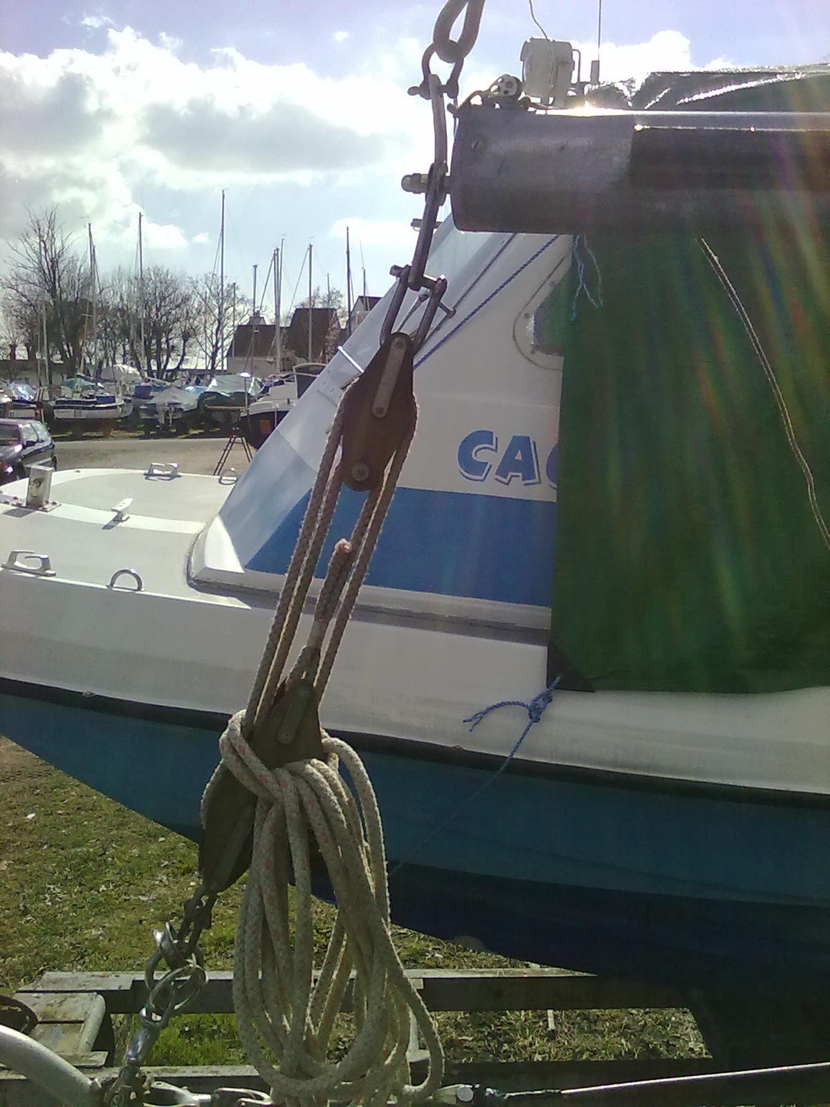 mainsheet assembly that ironed out all the issues