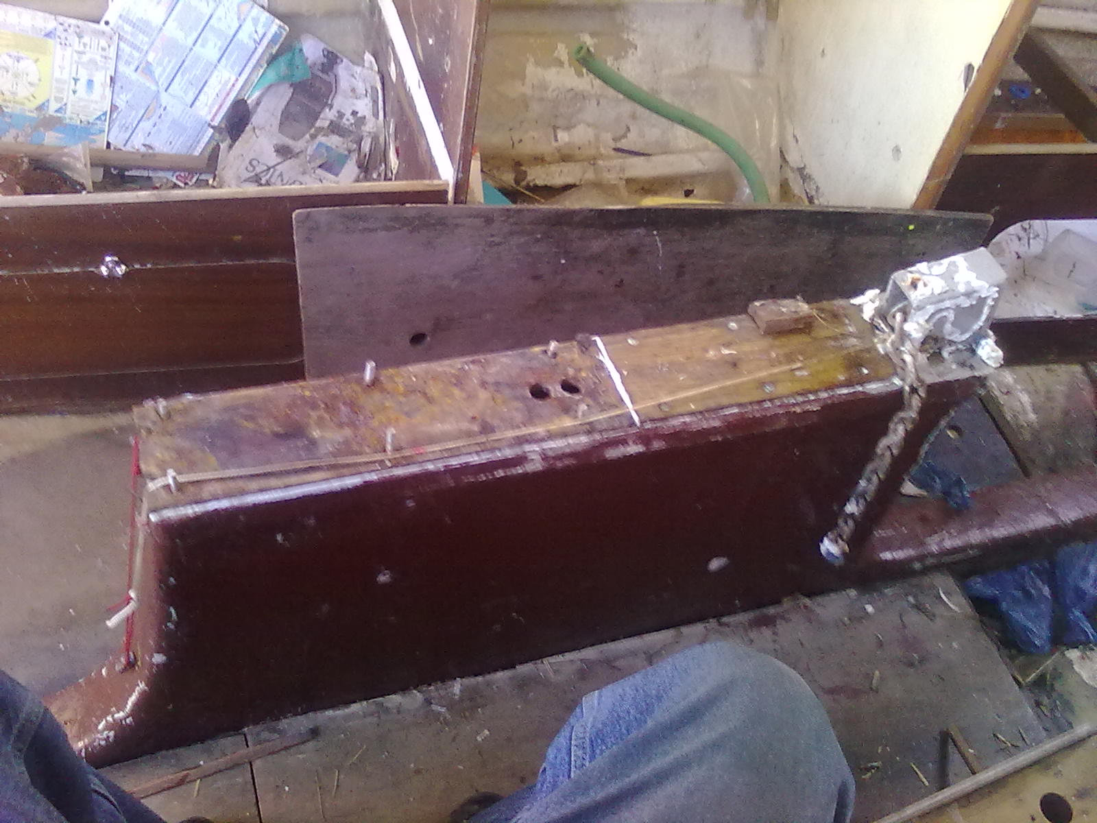 top of casing was sealed up to prevent fast sinking