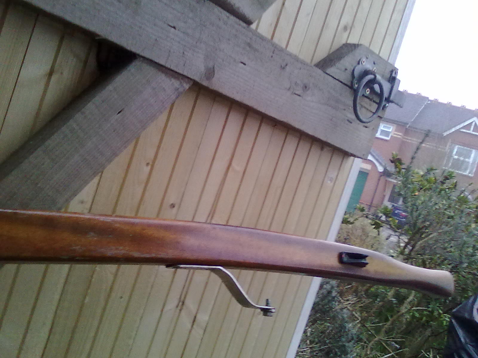 tiller no1 with a/p pin(removed now)  and downhaul cleat