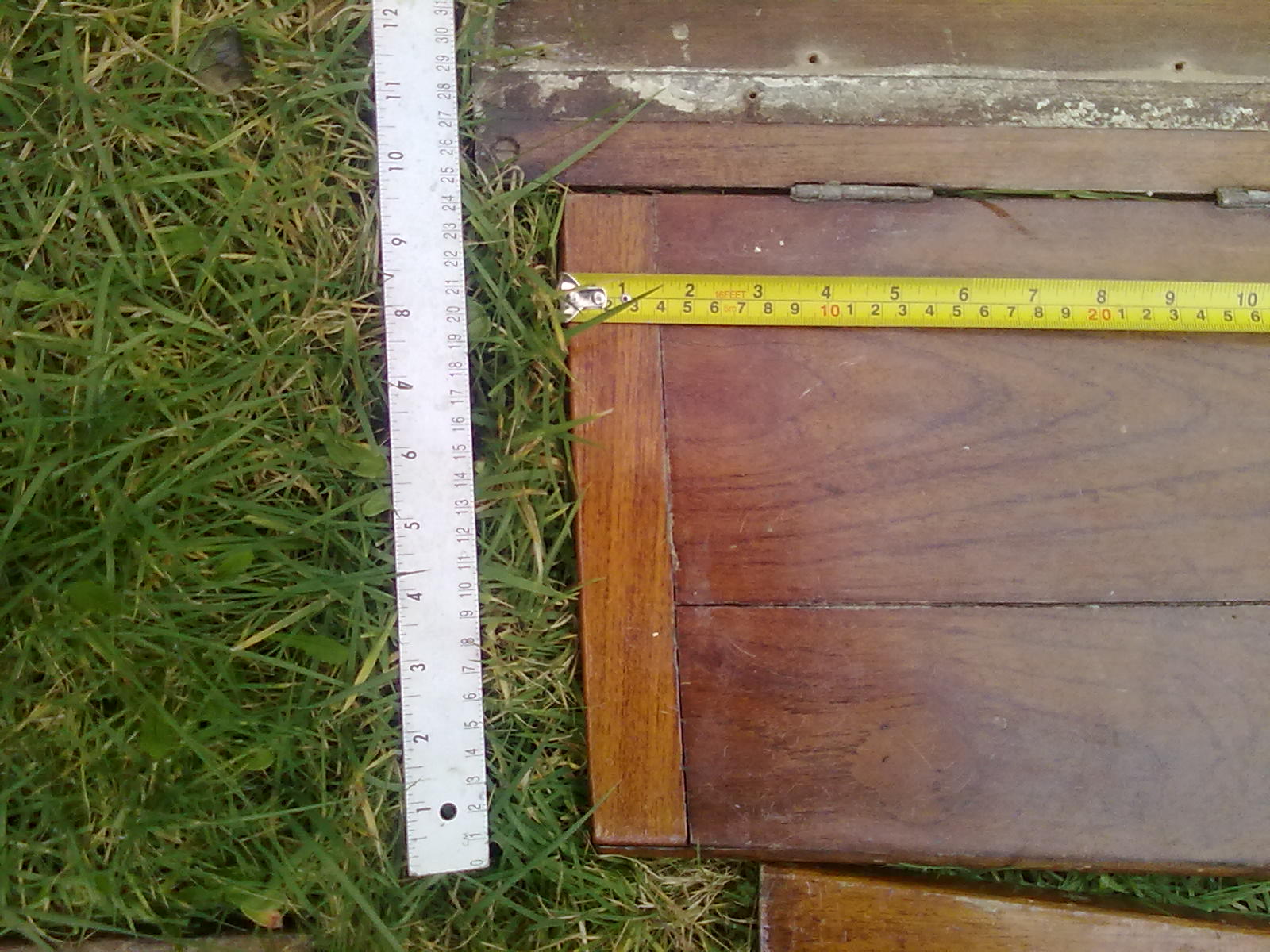 measured 21/3/10 stbd for end