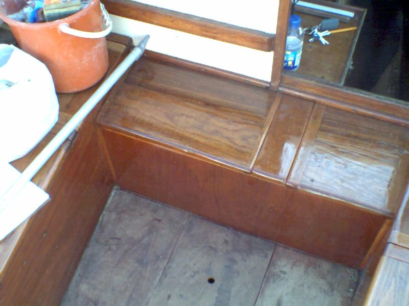 as she was on purchase 2002 - beautiful and made to last - note the thin section was lost this years storm but easy to replace