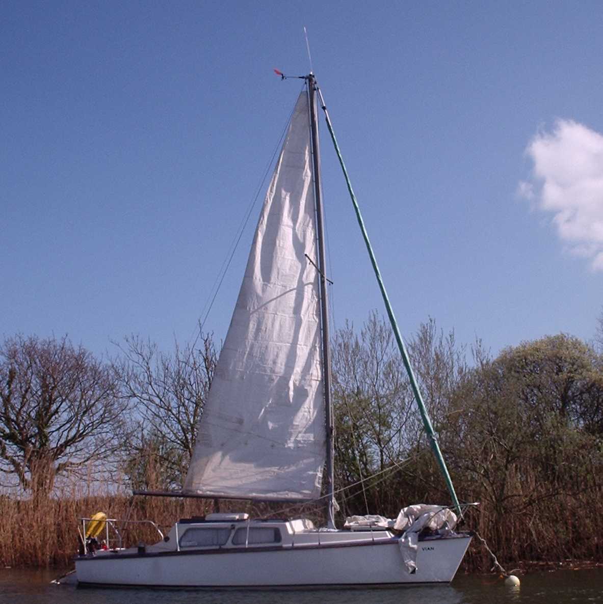 on the water showing neat rolled up
