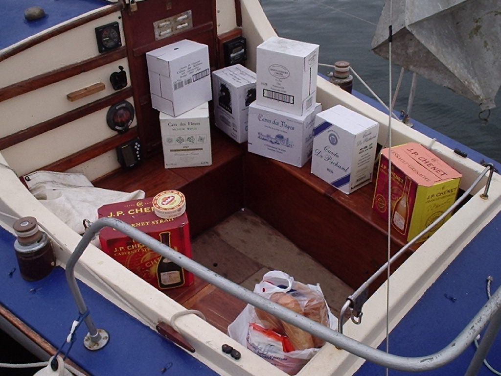 mon dieu, le vin et tres lourdes, (money saved in 6 months drinking wil pay for trip haha!)