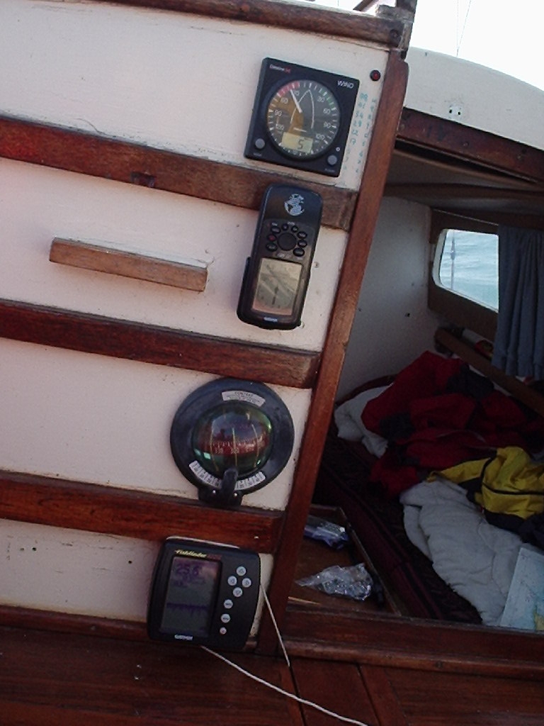 instruments in F5 full heel, about 6 knots