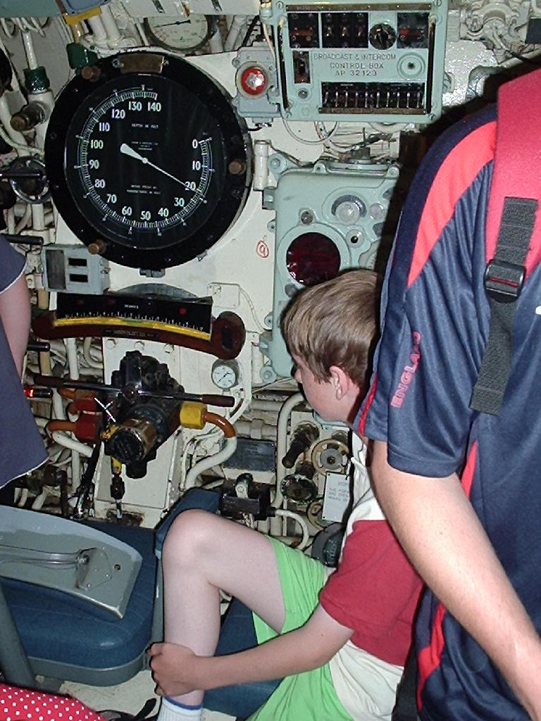 submarine museum 500 yards, this was inside real sub they have rotting there