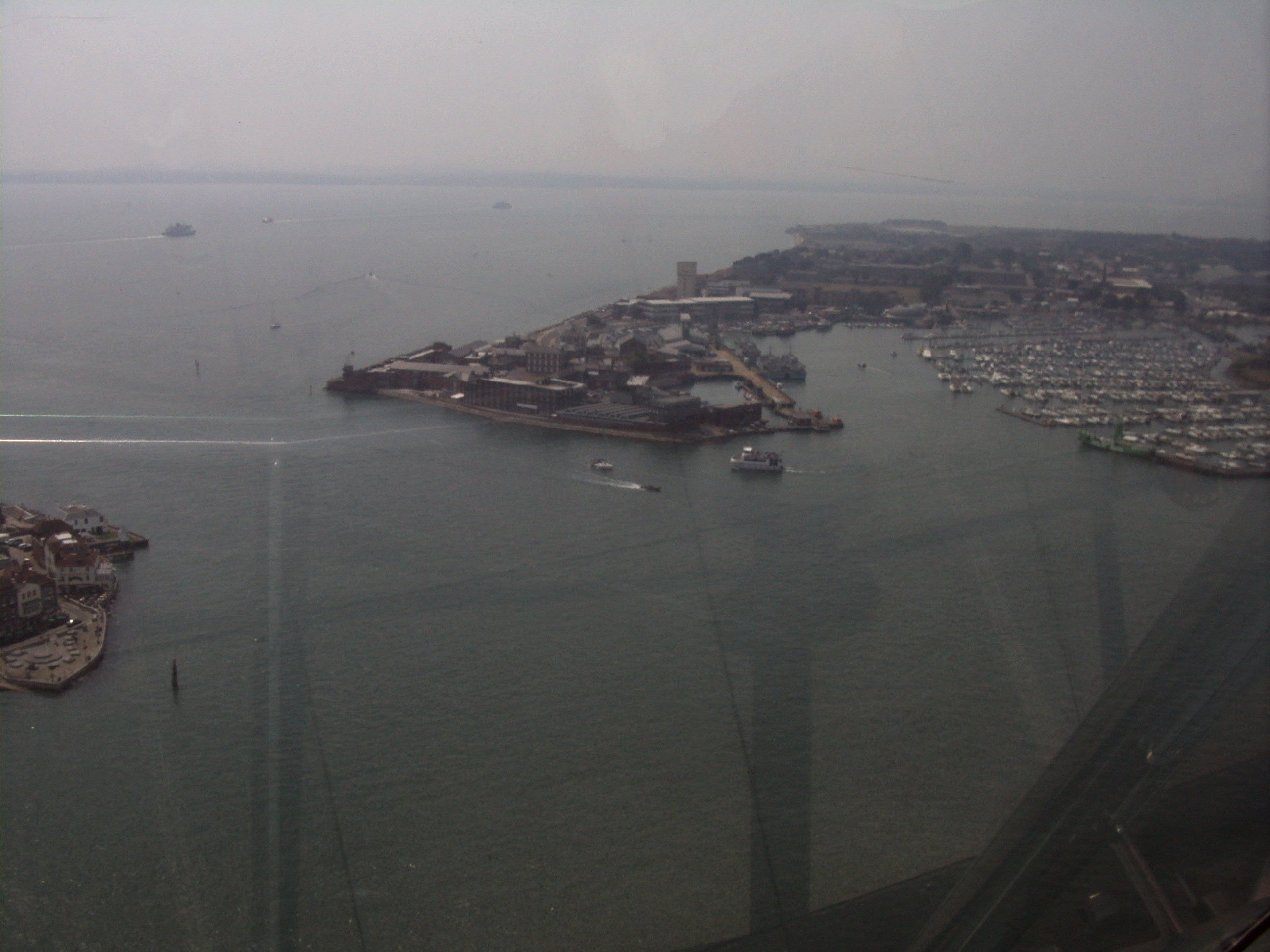 view towards Bembridge from spinakker tower